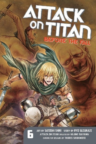Buchcover und Innenansicht für das Buch: Attack on Titan: Before the Fall 06