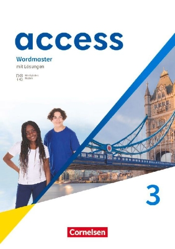 Buchcover und Innenansicht für das Buch: Access Band 3: 7. Schuljahr - Wordmaster mit Lösungen