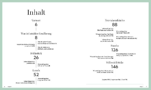 Buchcover und Innenansicht für das Buch: Essen mit Bauchgefühl