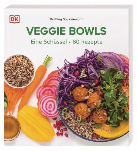 Buchcover und Innenansicht für das Buch: Veggie Bowls