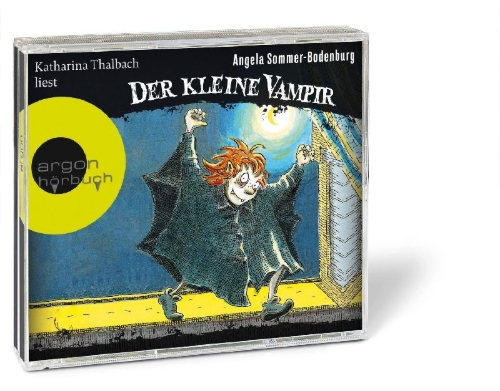 Buchcover und Innenansicht für das Buch: Der kleine Vampir