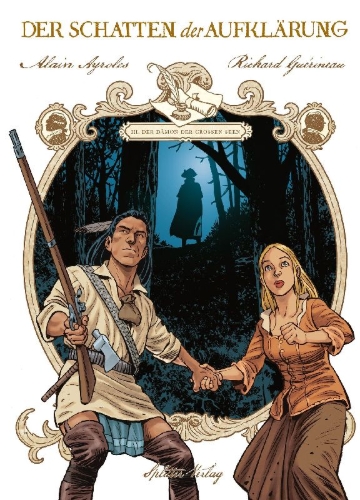 Buchcover und Innenansicht für das Buch: L'ombre des lumières 3