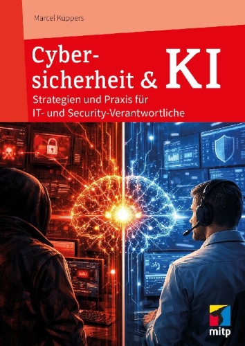 Buchcover und Innenansicht für das Buch: Cybersicherheit & KI