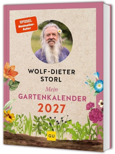 Buchcover und Innenansicht für das Buch: Mein Gartenkalender 2027