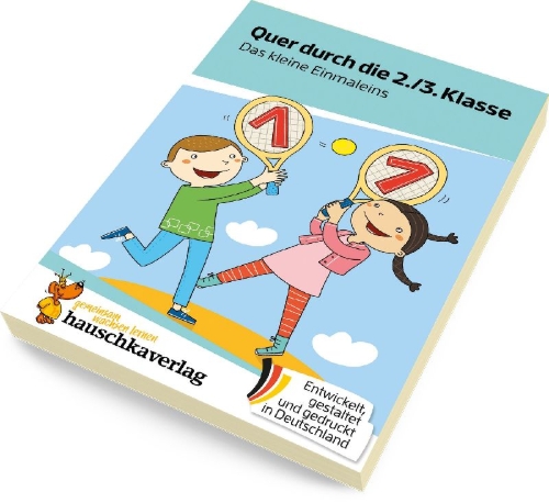 Buchcover und Innenansicht für das Buch: Quer durch die 2./3. Klasse, Das kleine Einmaleins - A5-Übungsblock