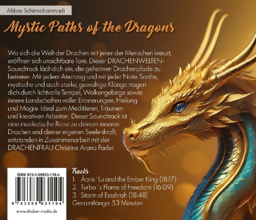 Buchcover und Innenansicht für das Buch: Mystic Paths of the Dragons