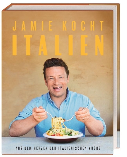 Buchcover und Innenansicht für das Buch: Jamie kocht Italien