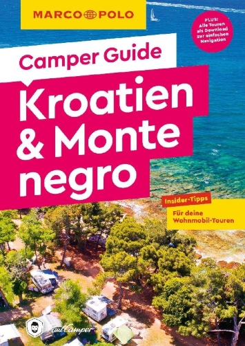 Buchcover und Innenansicht für das Buch: MARCO POLO Camper Guide Kroatien & Montenegro