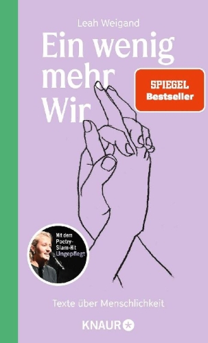 Buchcover und Innenansicht für das Buch: Ein wenig mehr Wir