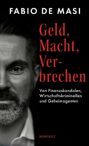 Buchcover und Innenansicht für das Buch: Geld, Macht, Verbrechen