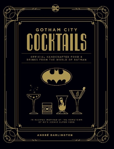 Buchcover und Innenansicht für das Buch: Gotham City Cocktails