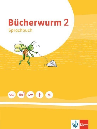 Buchcover und Innenansicht für das Buch: Bücherwurm Sprachbuch 2. Schülerbuch Klasse 2