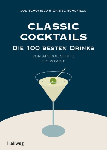 Buchcover und Innenansicht für das Buch: Classic Cocktails