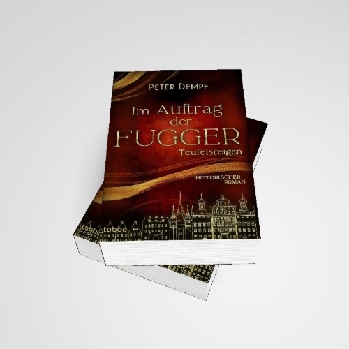 Buchcover und Innenansicht für das Buch: Im Auftrag der Fugger - Teufelsreigen