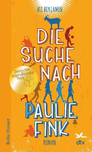 Buchcover und Innenansicht für das Buch: Die Suche nach Paulie Fink