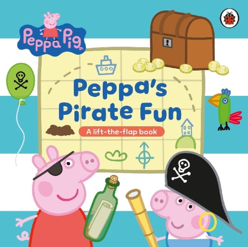 Buchcover und Innenansicht für das Buch: Peppa Pig: Peppa's Pirate Fun