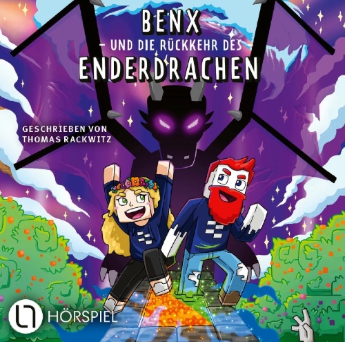 Buchcover und Innenansicht für das Buch: Benx und die Rückkehr des Enderdrachen