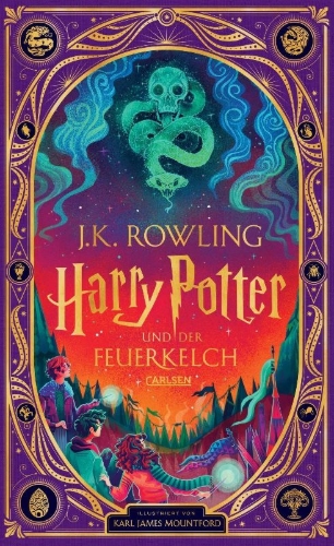 Buchcover und Innenansicht für das Buch: Harry Potter and the Goblet of Fire