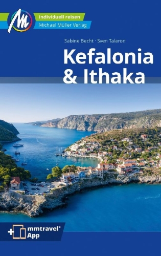 Buchcover und Innenansicht für das Buch: MICHAEL MÜLLER Reiseführer Kefalonia & Ithaka