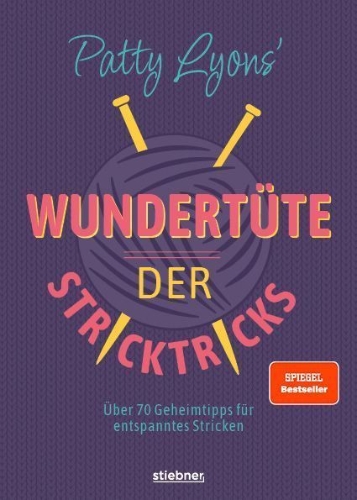 Buchcover und Innenansicht für das Buch: Patty Lyons' Wundertüte der Stricktricks