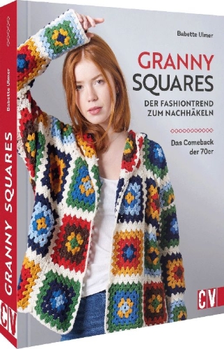 Buchcover und Innenansicht für das Buch: Granny-Squares