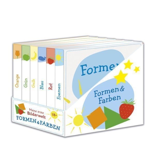 Buchcover und Innenansicht für das Buch: Meine erste Bilderwelt - Formen & Farben