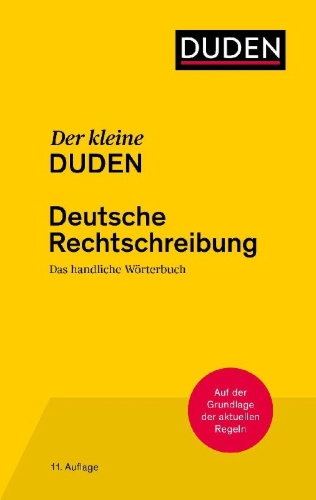 Buchcover und Innenansicht für das Buch: Der kleine Duden - Deutsche Rechtschreibung