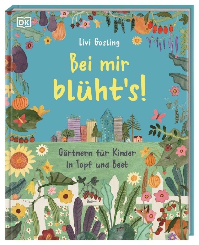 Buchcover und Innenansicht für das Buch: Bei mir blüht's!