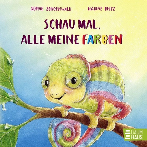Buchcover und Innenansicht für das Buch: Schau mal, alle meine Farben