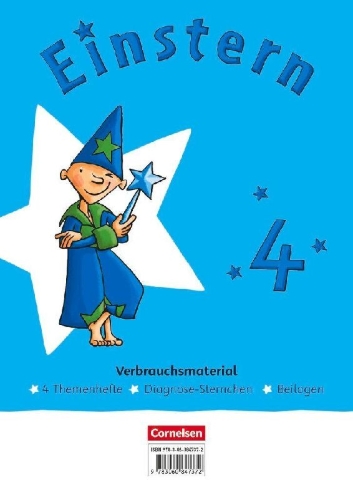 Buchcover und Innenansicht für das Buch: Einstern Mathematik 04. Themenhefte 1-4, Diagnoseheft und Kartonbeilagen im Paket - Verbrauchsmaterial