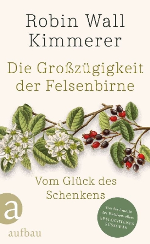 Buchcover und Innenansicht für das Buch: The Serviceberry. Abundance and Reciprocity in the Natural World