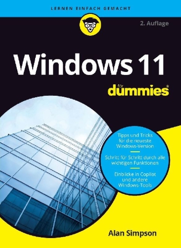 Buchcover und Innenansicht für das Buch: Windows 11 für Dummies