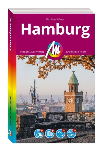 Buchcover und Innenansicht für das Buch: MICHAEL MÜLLER Reiseführer Hamburg MM-City