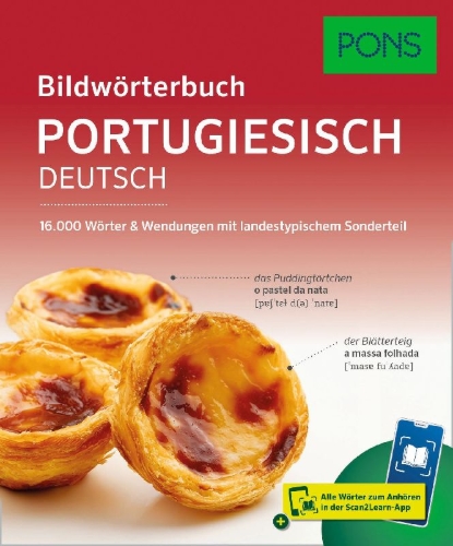 Buchcover und Innenansicht für das Buch: PONS Bildwörterbuch Portugiesisch