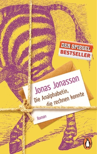 Buchcover und Innenansicht für das Buch: Die Analphabetin, die rechnen konnte