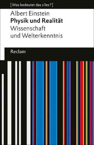 Buchcover und Innenansicht für das Buch: Physik und Realität. Wissenschaft und Welterkenntnis