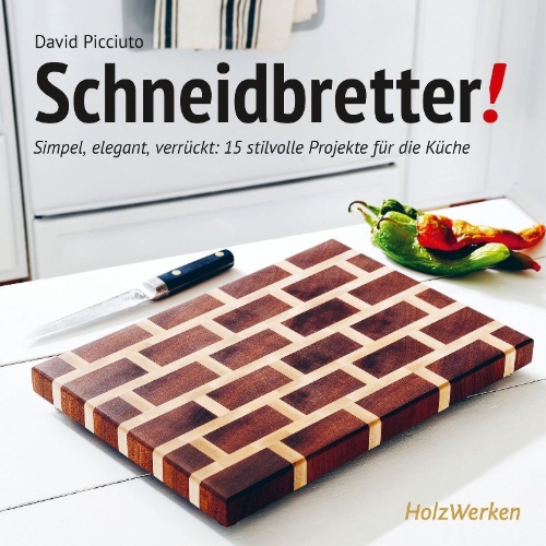 Buchcover und Innenansicht für das Buch: Make your own cutting boards