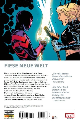 Buchcover und Innenansicht für das Buch: FCBD 2025: Amazing Spider-Man/ Ultimate Universe (2025) #1 (II); Ultimate Spider-Man: Incursion (2025) #1-#5
