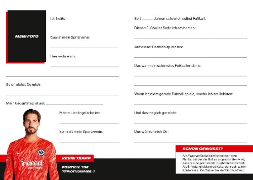 Buchcover und Innenansicht für das Buch: Eintracht Frankfurt: Meine Freunde - Das offizielle Eintracht Frankfurt Freundebuch
