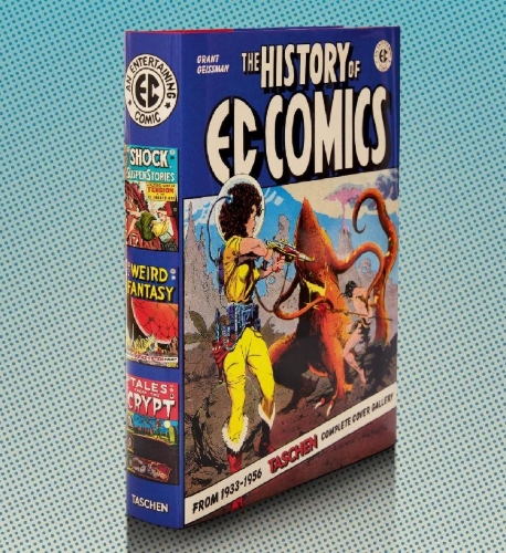 Buchcover und Innenansicht für das Buch: The History of EC Comics
