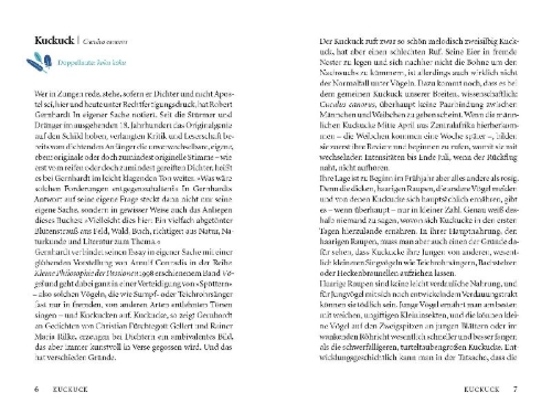 Buchcover und Innenansicht für das Buch: Vögel