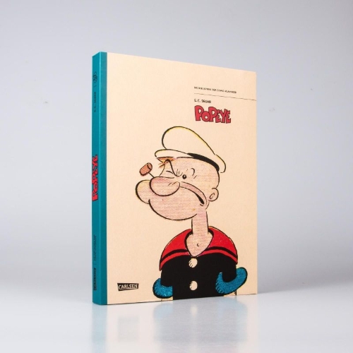 Buchcover und Innenansicht für das Buch: Die Bibliothek der Comic-Klassiker: Popeye