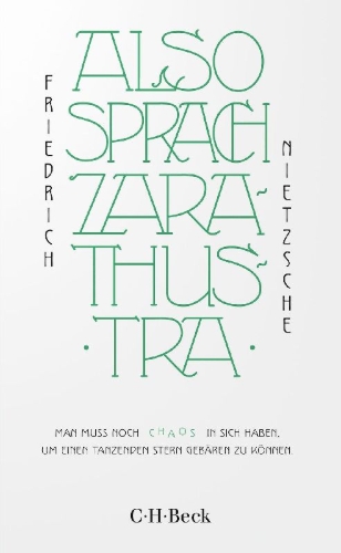 Buchcover und Innenansicht für das Buch: Also sprach Zarathustra