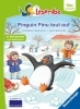 Buchcover und Innenansicht für das Buch: Leserabe Vor-Lesestufe - Pinguin Pinu taut auf