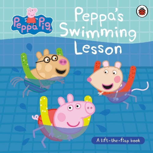 Buchcover und Innenansicht für das Buch: Peppa Pig: Peppa's Swimming Lesson