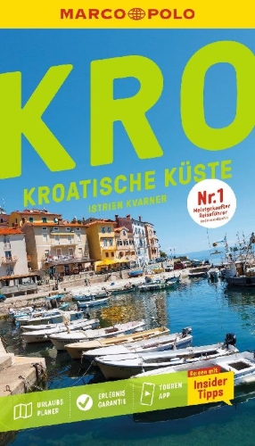 Buchcover und Innenansicht für das Buch: MARCO POLO Reiseführer Kroatische Küste Istrien, Kvarner