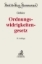 Buchcover und Innenansicht für das Buch: Gesetz über Ordnungswidrigkeiten. OWiG