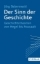 Buchcover und Innenansicht für das Buch: Der Sinn der Geschichte