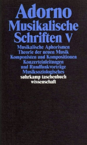 Buchcover und Innenansicht für das Buch: Musikalische Schriften 5