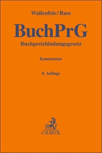 Buchcover und Innenansicht für das Buch: Buchpreisbindungsgesetz. BuchPrG